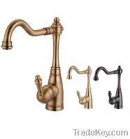 Sell chrome bronze single lever kitchen faucet