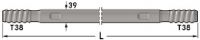 T38-Round39mm-T38 Male-Male Extension Rods