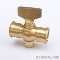 Sell small brass pressure plug valve