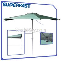 Half patio umbrella