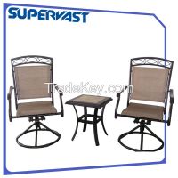 3pc swivel rocker conversation set