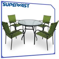 Cross Weave Dining Set