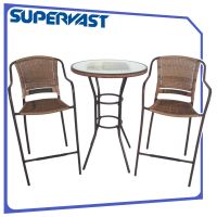 High Bar Rattan Patio Bistro Set