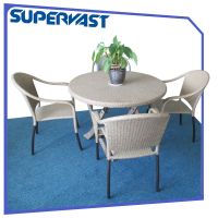 Rattan Garden Folding Dining Set