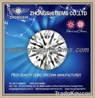 cubic zirconia 8hearts & 8 arrows gemstones