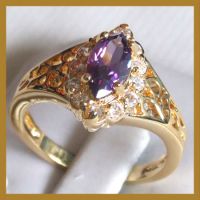 Low price sell stock for 14KT Yellow Gold and Gemstone Imitated Sell