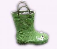 kid's rubber boots with handle