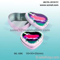 Sell heart-shaped tin box mint