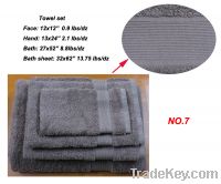 100% combed yarn, Hotel collection, high absorbency