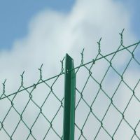 Plastic chain link fencing