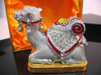 Sell plated silver crafts of horse gemstone semiprecious stone wood