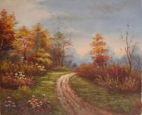 Sell oil painting, oil on canvas landscape painting
