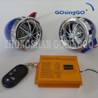 Anti theft motorcycle alarm with mp3