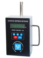 Acoustics well depth measuring meter