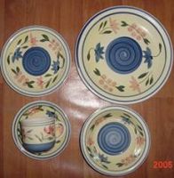 stoneware handpainted of dinner set-3