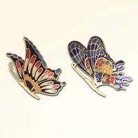 bg  Cloisonne Brooches