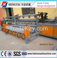 Full Automatic Chain Link Fence Diamond Wire Mesh Machine