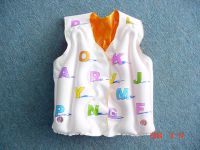 Sell inflatable vest/use in water/pvc item/life vest