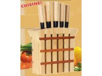 Sell 6pcs knife set in bamboo block