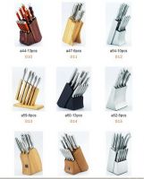 Sell kitchen knife set with block