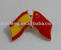 Friendly lapel pin