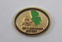 Lion lapel pin