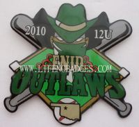 Baseball lapel pin