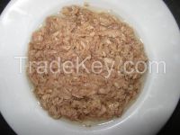 Canned tuna shredded