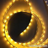 5050 SMD 60LEDs/m Non-waterproof 14.4W/m Golden Yellow LED Strips with