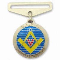 Zamac (Zinc Alloy) Badge/Medal with Colorful Epoxy - INQ602