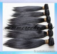 aaaa hair weft body straight 100% virgin peruvian human hair weave