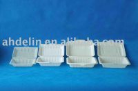 Biodegradable Disposable Food Container, Lunch Tray, Lunch Boxes
