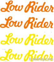 Film-less Logo Water Slide Transfer Decals