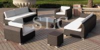 Garden furniture-Rattan sofa set my9022-B