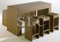 outdoor furniture-rattan bar sets my8040