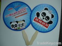 advertising Non-toxic pp centrifugal handle Fan with customer Logo del