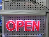 Sell open flashing  sign