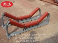Industrial conveyor pulley for conveyor rollers