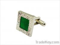 Sell green cufflink CU-018-2011