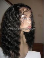 Sell human hair front lace wig