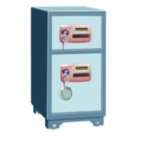 Double door electronic safe box IGO-039