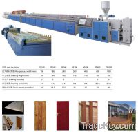 Sell Best price!Wood plastic door production line/WPC profile machine