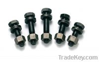 stainless steel stud bolts with nuts&washers