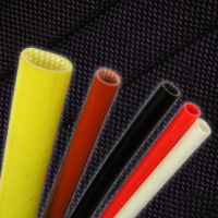 high temperature sleeving, silicone rubber fiberglass sleeving, braided