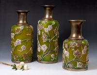 Sell resin flower vase 340685big 340686mid 340687small