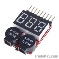 lipo battery voltage testor DM-8S for low voltage buzzer alarm