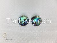 Doublet #05 12mm Round Paua Shell 1