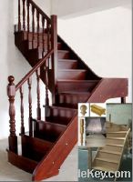 Sell solid wood stair treads specification stair handrail