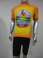 short sleeve cycling jersey and shorts, cycling wear