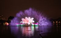 7.Outdoor Beautiful Laser Show and Projector Water Screen Movie Water Fountain